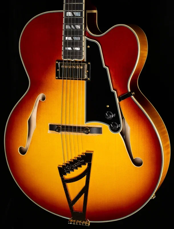 D’Angelico Excel EXL-1 Dark Iced Tea Burst Demo (587)