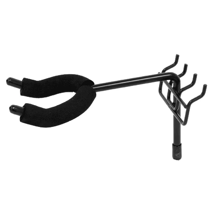 D’Luca 4″ Front Facing Fixed Angle Guitar Hanger Fits Slatwall And Peg Wall