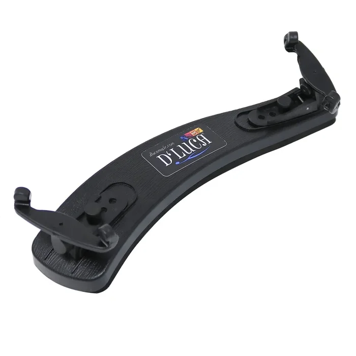 D’Luca Adjustable Viola Shoulder Rest For 15.5 to 16.5 Inch, Black