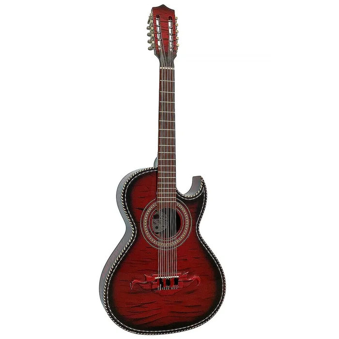 D’Luca Paracho Bajo Quinto Tiger Red
