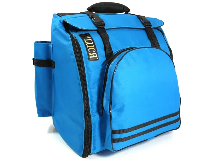 D’Luca Pro Series Accordion Gig Bag for 34 Keys / Chromatic Size, Blue