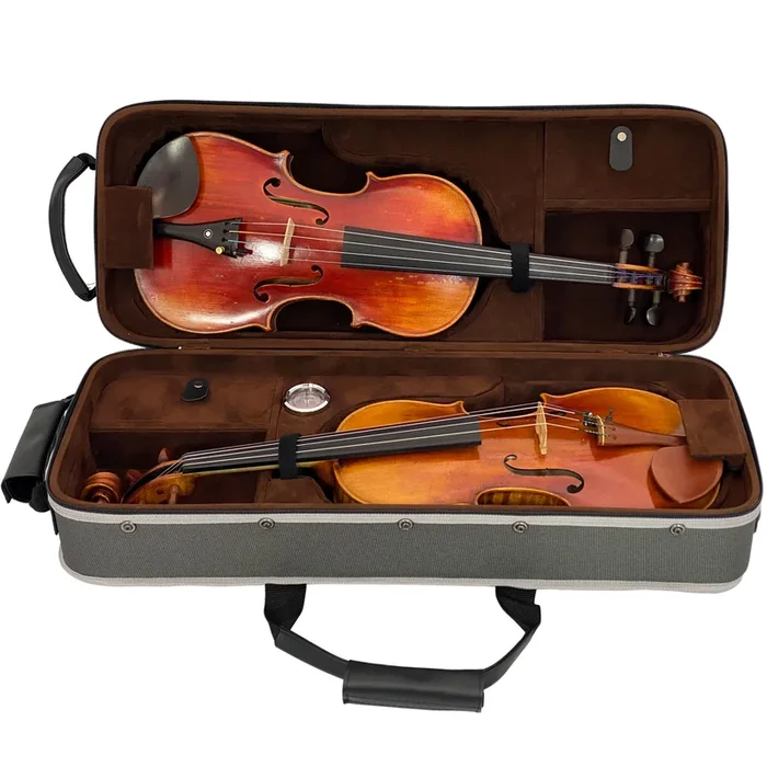 D’Luca Wooden Double 4/4 Violin Case