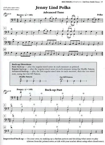 Dabczynski: Basic Fiddlers Philharmonic, Old-Time Fiddle Tunes (cello & bass)