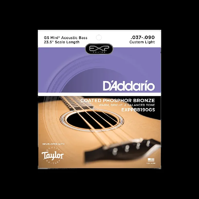 Daddario Stg AC Bass Coated Taylor GS Mini – EXPPBB190GS