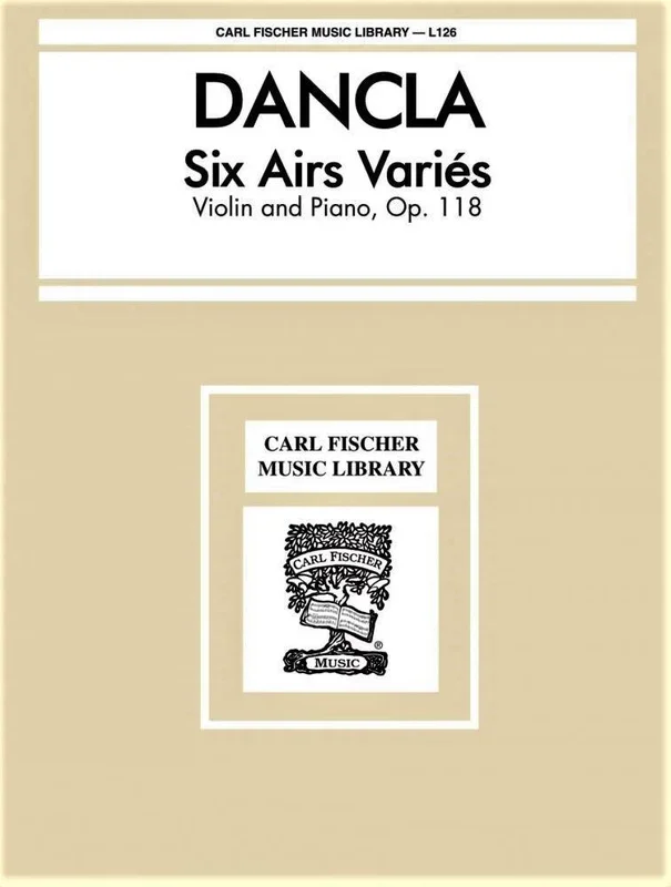 Dancla, Six Airs Varies Op. 118 for Violin and Piano (Fischer)