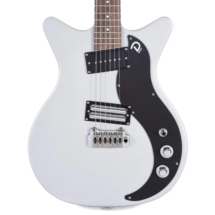 Danelectro ’59XT Silver w/Lipstick Humbucker & Tremolo