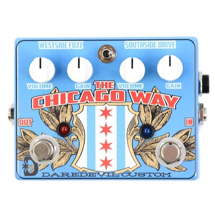 Daredevil Pedals Chicago Way Fuzz / Overdrive Blue
