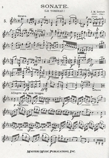 David: The High School of the Violin 18th Century Sonatas Bk.2 (violin & piano)