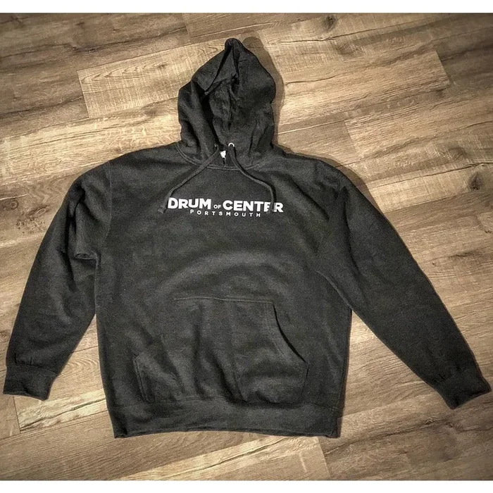 DCP Apparel : Hoodie, Charcoal w/Gray Logo, Medium