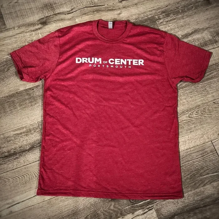 DCP Apparel : T-Shirt, Red w/Gray Logo, Small