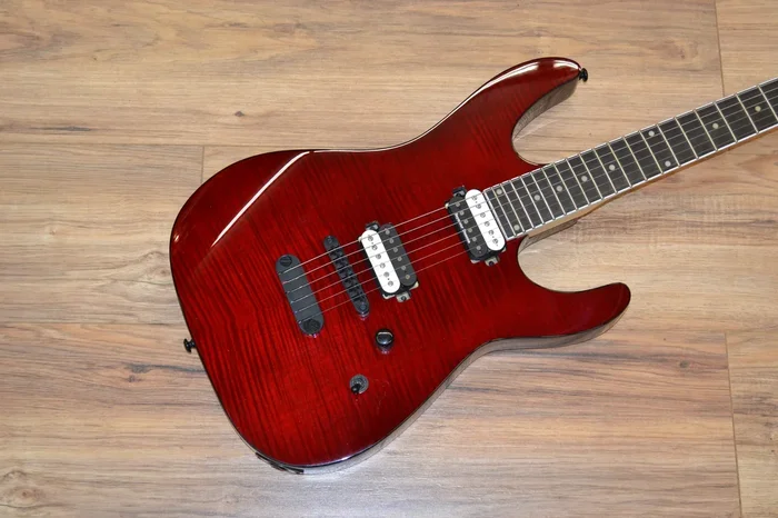Dean MD 24 Select Flame Top Trans Cherry