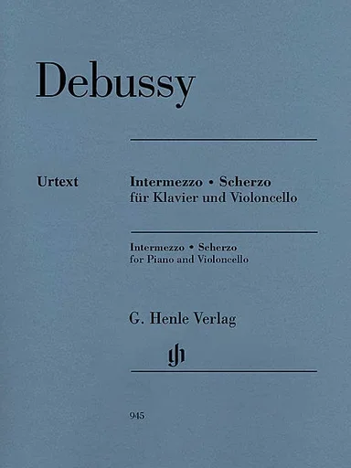 Debussy, C. (Heinemann, ed.): Intermezzo and Scherzo (cello & piano)