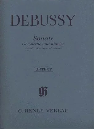 Debussy, C. (Heinemann, ed.): Sonata, urtext (cello and piano)