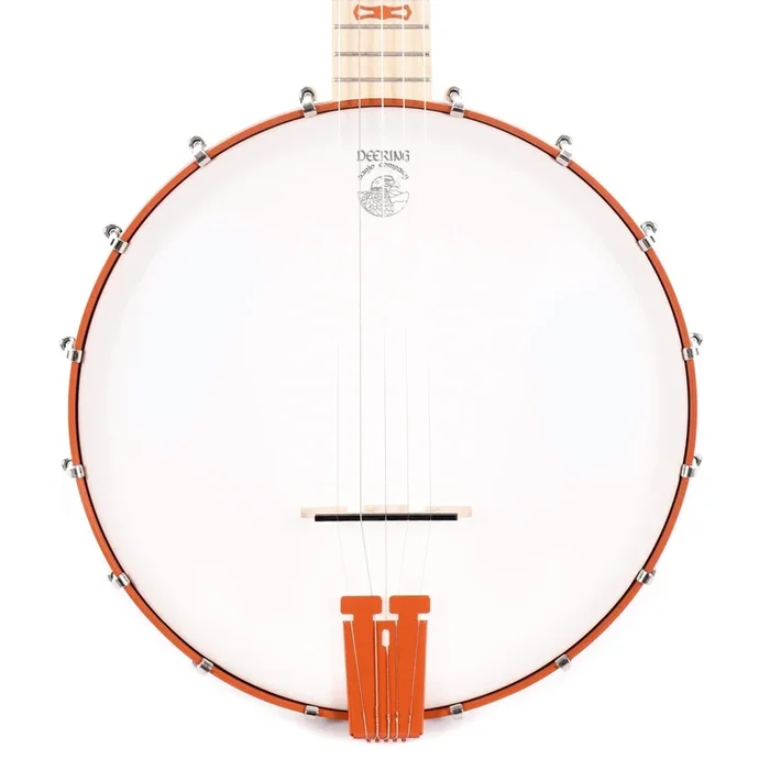 Deering Goodtime Jr. 5-String Openback Banjo Chevy Orange