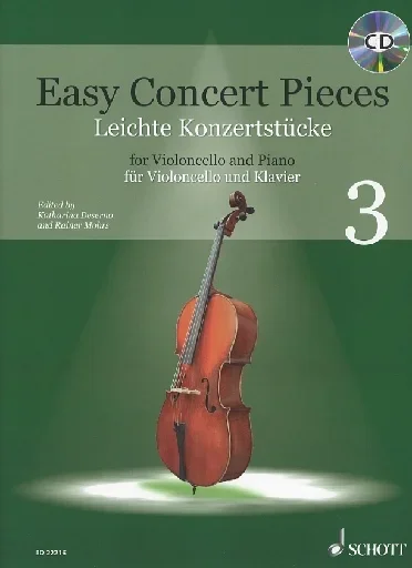 Deserno & Mohrs: Easy Concert Pieces for Violoncello and Piano 3 (cello & piano with CD)