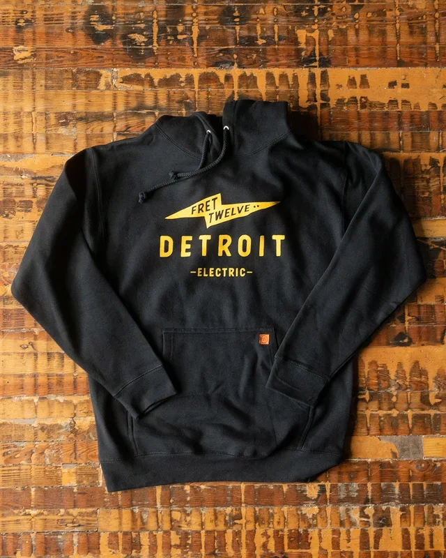 DETROIT BOLT HOODIE – BLACK