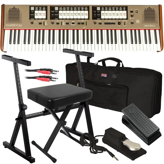 Dexibell Classico L4 76-Key Digital Organ STAGE ESSENTIALS BUNDLE