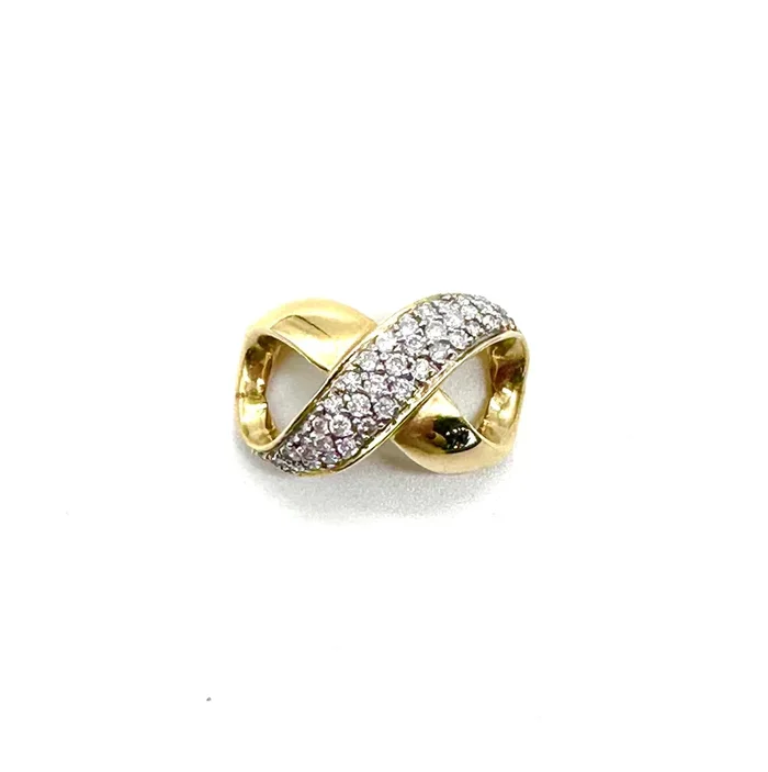 Diamond Infinity Slide Pendant