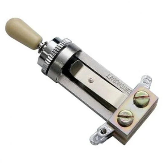 DiMarzio EP1101 Straight Toggle Switch For Guitar With Knob Switchcraft