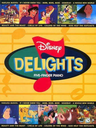 Disney Delights: Piano de Cinco Dedos