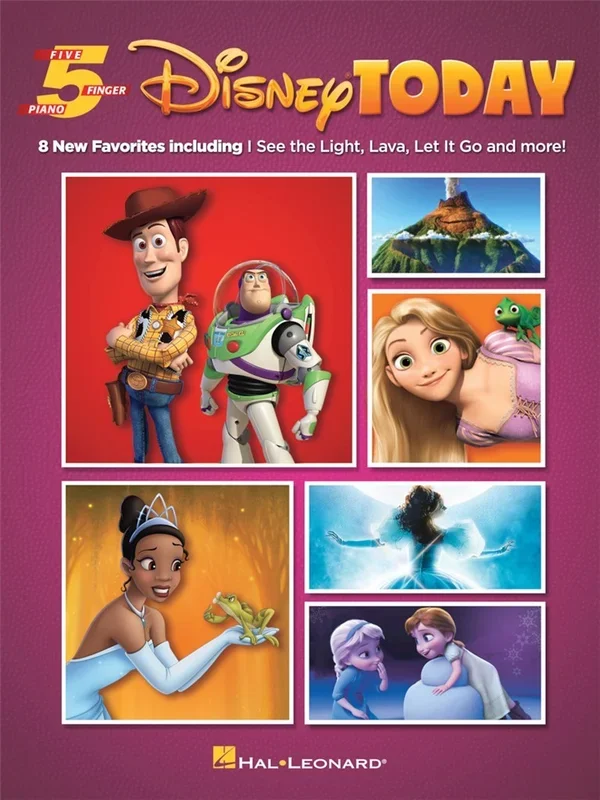 Disney Today – Five Finger Piano Songbook