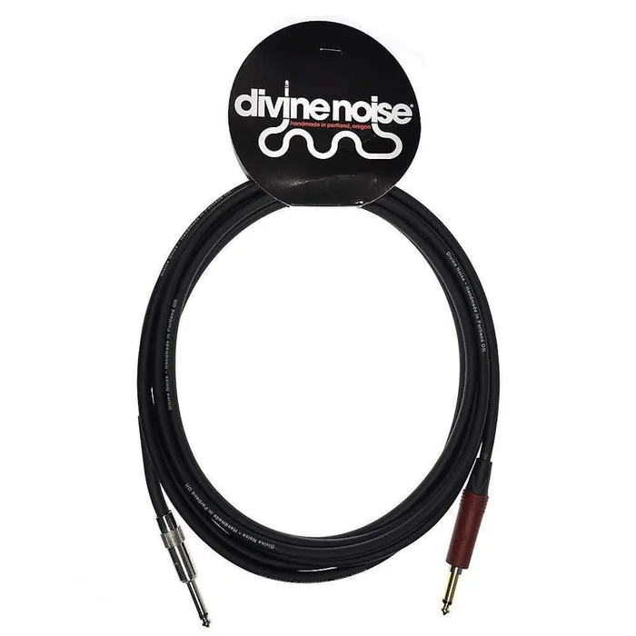 Divine Noise Straight Cable Black 15′ Straight/Silent Straight