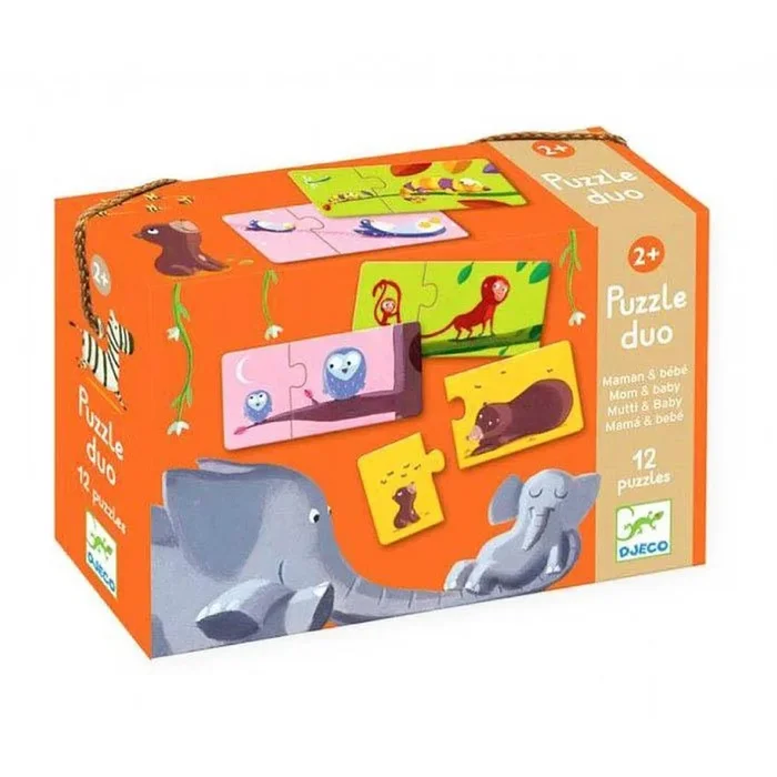 Djeco puzzle duo – mom and baby
