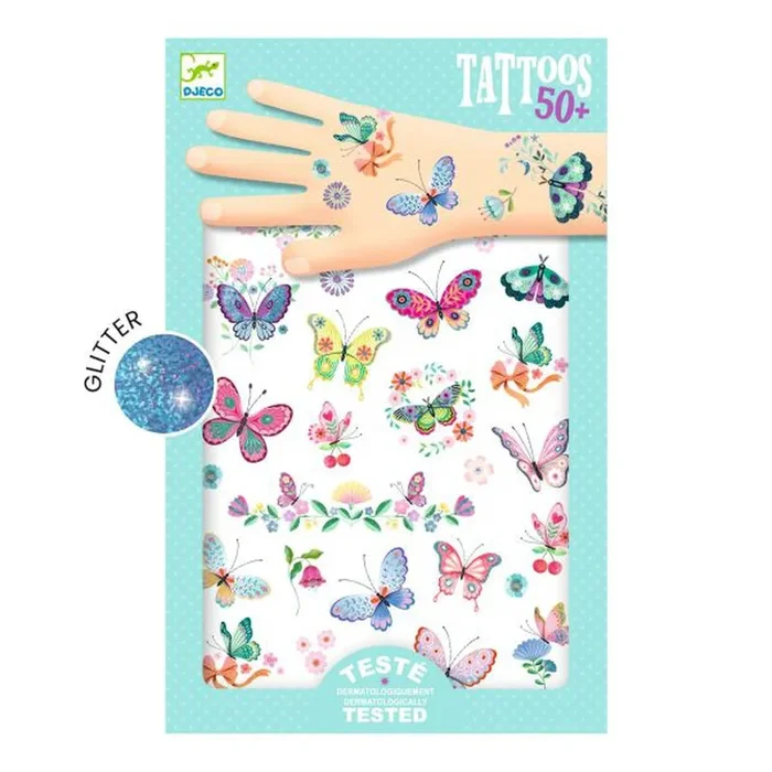 Djeco tattoos – dream butterflies