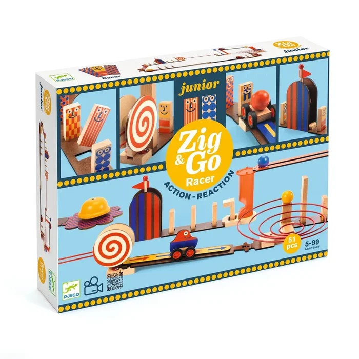 Djeco zig & go junior – racer 51 pcs