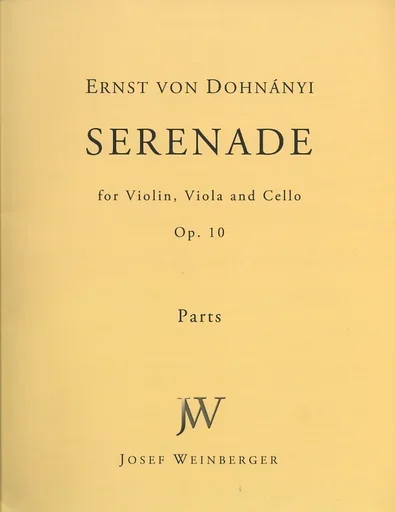 Dohnanyi: Serenade Op.10 (violin, Viola & cello)