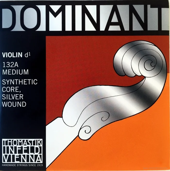Dominant Violin D String, Silver 132A