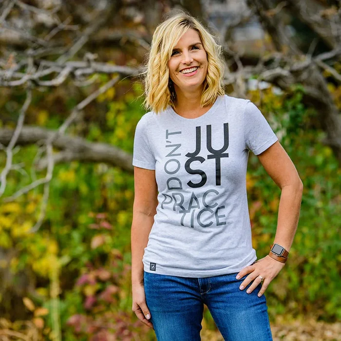 Don’t Just Practice Ladies Tee Shirt