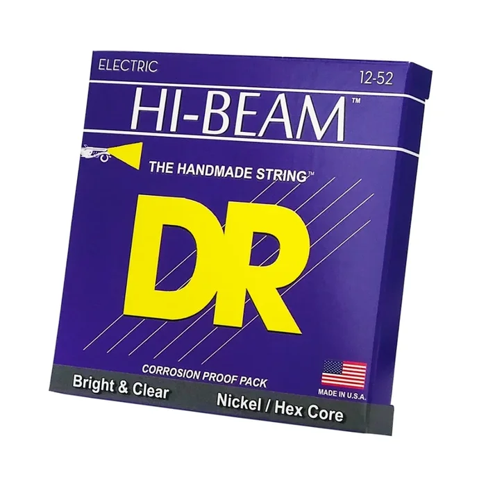 DR Hi-Beam Nickel Plated Electric Guitar Strings – Jazz 12-52
