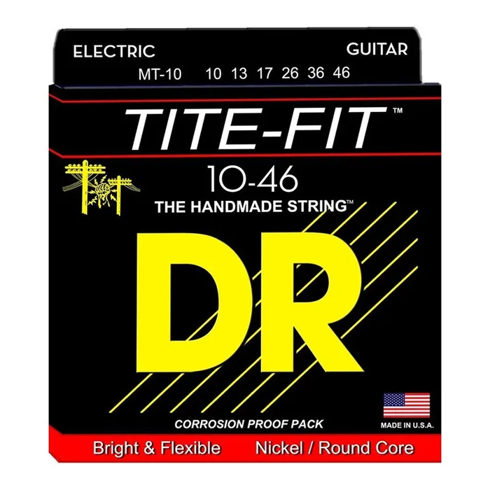 DR MT-10 TITE-FIT – Nickel Plated: Medium 10-46