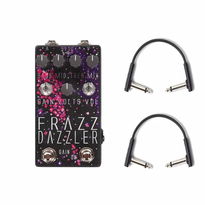 Dr. Scientist Frazz Dazzler Fuzz w/RockBoard Flat Patch Cables Bundle
