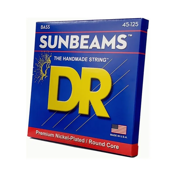 DR Sunbeam Nickel Plated Bass Strings – 5-String Medium 45-125