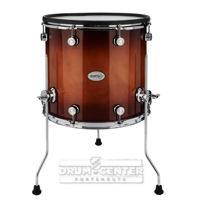 Drum-Tec Pro 3 E-Floor Tom 16×15 Brown Sunburst
