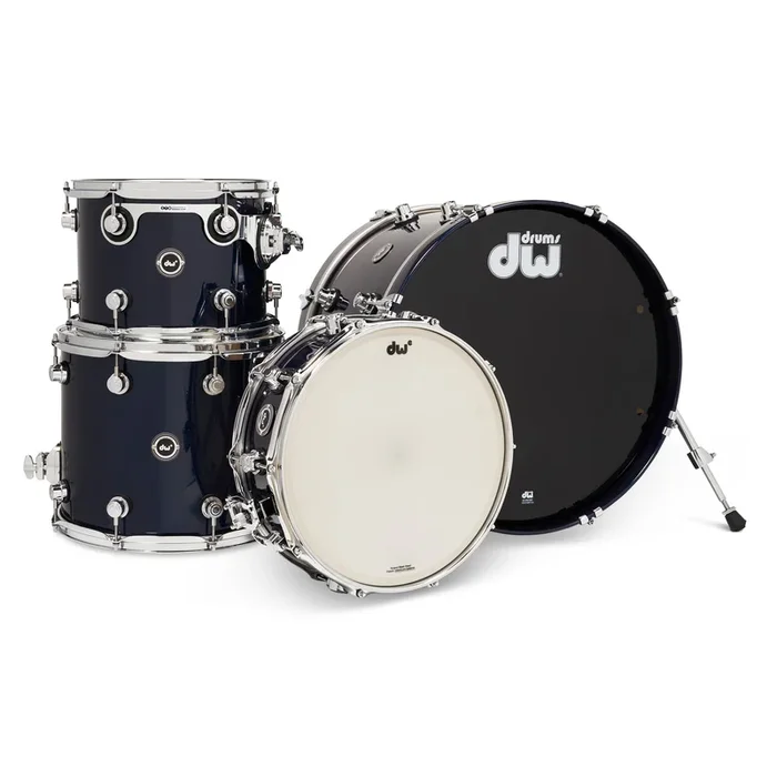 Drum Workshop DEKTLC04TAMBM DWe 4pc Shell Pack, Midnight Blue Metallic