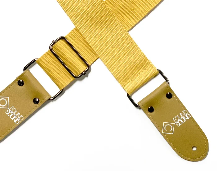 DSL 50 Cotton Yellow Guitar Strap