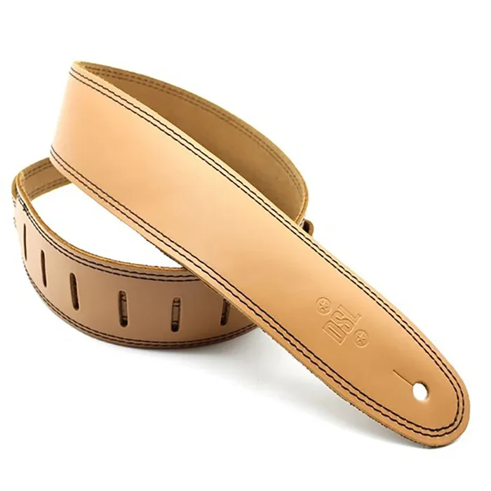 DSL SGE25-18-1 Strap 2.5″ Single Ply Tan with Black Stitch