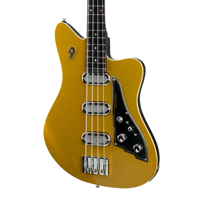 Duesenberg Triton Electric Bass Guitar – Longscale – Gold Top