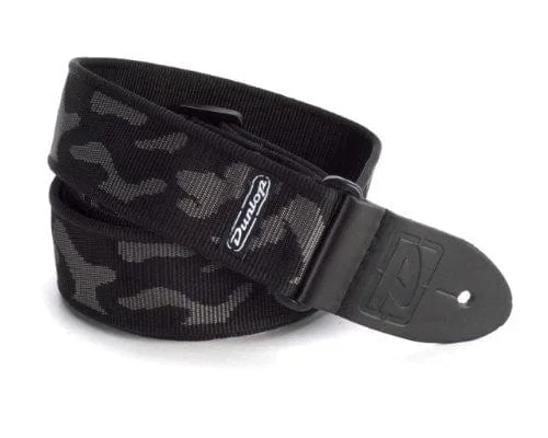 Dunlop D3810GY Cammo Gray Strap