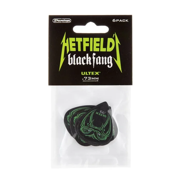 Dunlop PH112P Hetfield Black Fang Guitar Picks – Pack of 6