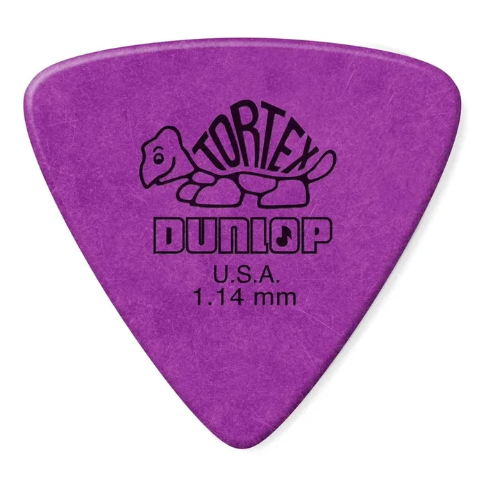 Dunlop Tortex Triangle Guitar Picks 1.14mm (6)
