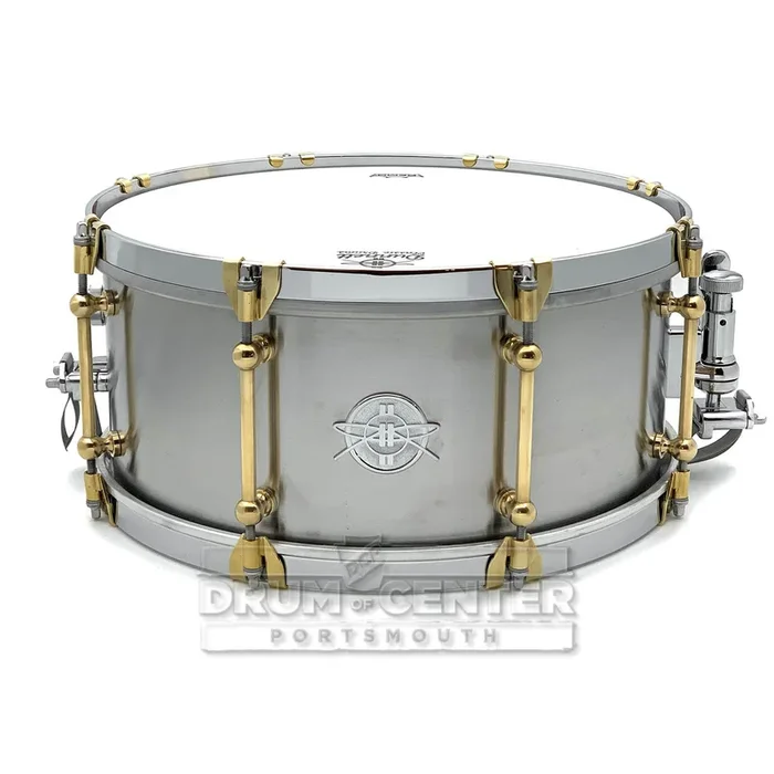 Dunnett Classic Sledge Snare Drum 14×6.5 Double Brass