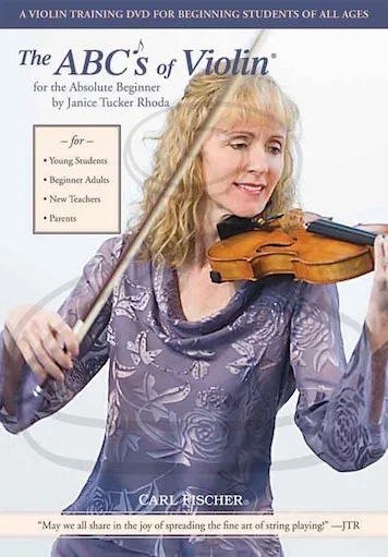 DVD – Rhoda: The ABC’s of Violin for the Absolute Beginner (violin)(DVD)