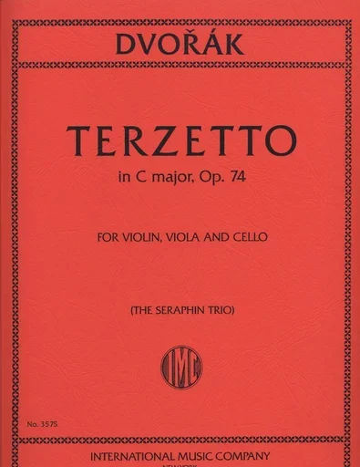 Dvorak, Antonin (Seraphin Trio): Terzetto Op.74 (violin, viola, cello)