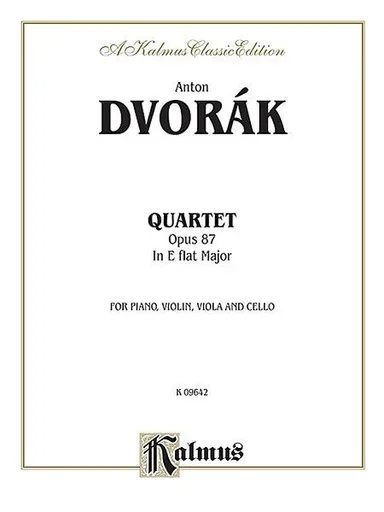 Dvorak, Antonin: String Quartet in Eb major, Op. 87 (score and parts)