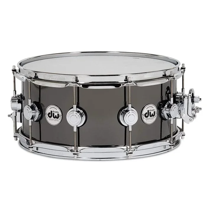 DW 5.5×14 Black Nickel Over Brass Snare Drum w/ Chrome Hdw