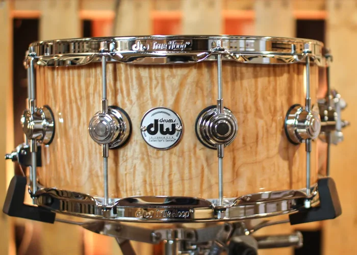 DW 6.5×14 Collector’s Maple 333 Super Curly Maple Snare Drum – SO#1344449